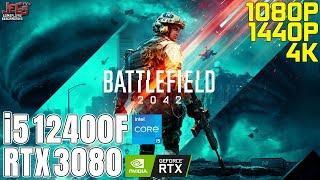 Battlefield 2042 S3 Escalation  i5 12400F + RTX 3080  1080p 1440p 4K benchmarks
