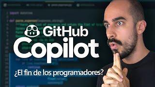 ¿Es GITHUB Copilot el FIN de los PROGRAMADORES?  IA que APRENDE a PROGRAMAR