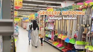 GROCERY SHOPPING  belanja bulanan lanjut night routines w skintific