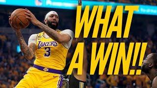 Lakers Win LA Takes Game 1 Anthony Davis Dominates