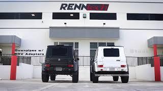 RENNtech G550 4x4²  Exhaust Comparison