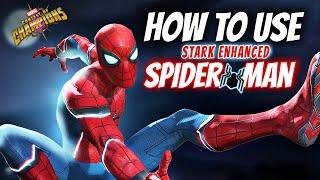 How to use Stark  Enhanced SPIDER-MAN  mcoc