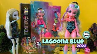 NEW Monster High 2022 G3 - Lagoona Blue unboxing  Обзор куклы Монстер Хай Лагуна Блю 2022 РОЗОВАЯ?