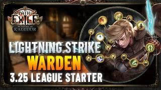Lightning Strike Warden League Start Build Guide  PoE 3.25