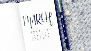 Plan With Me March 2018  VERY Useful New Trackers + Minimalistic