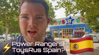 How many Power Ranger toys are in Toys R Us Spain?