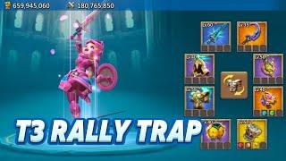 Deadly T3 Rally Trap DESTROYS Mixed Rallies IN Fake Gear Lords Mobile