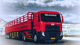 Share Livery Mod Bussid Truck UD Quester Trailer Dropside