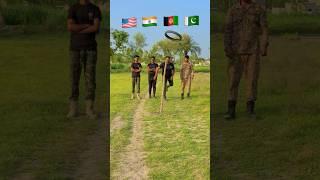 4 Countries Army Challenge   #shorts #youtube #pakistanarmy #indianarmy #ssg