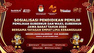 SOSIALISASI DAN PENDIDIKAN PEMILIH PILKADA SERENTAK TAHUN 2024