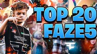 Winning #FaZe5 Top 20 Rowdy Rogan and Familys Reaction  YOUNGEST EVER