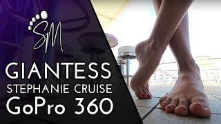 GoPro 360 Giantess Walking Around Cruise Ship - Stephanie Mason