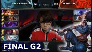 SSG vs SKT  Game 2 Grand Finals S7 LoL Worlds 2017  Samsung Galaxy vs SK Telecom T1 G2