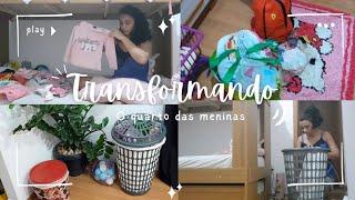 ●MUITA ROUPA para dobrar ●FIZ UM CESTO para os brinquedos #vlog