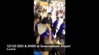 Fancam 121125 EXO&SNSD @ Suvarnabhumi Airport