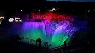 Shoshone Falls After Dark