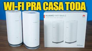 KIT DE ROTEADOR WI-FI MESH FÁCIL DE INSTALAR HUAWEI WiFi Mesh 3