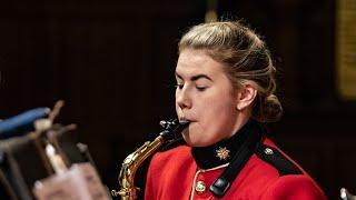 The Band of the Royal Anglian Regiment perform for concert in Bedford