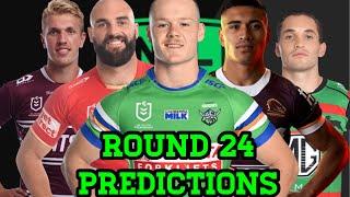 NRL Round 24 Predictions 2023