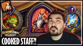 COOKED BOOK + STAFF DENATHRIUS - Hearthstone Battlegrounds