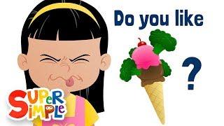 Do You Like Broccoli Ice Cream?  Food Song for Kids  Super Simple Songs