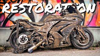 KAWASAKI NINJA 250R Restoration  Restored KAWASAKI Two-Stroke Motorcycle  Old Bike Restoration