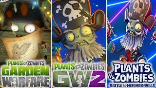 Evolution of Captain Deadbeard 2014 - 2022 - Plants vs Zombies Garden Warfare 1 2 & Neighborville