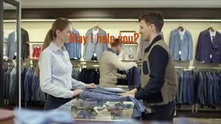 English Conversation  At the clothes shop