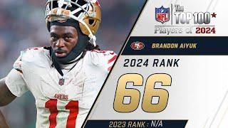 66 Brandon Aiyuk WR 49ers  Top 100 Players of 2024