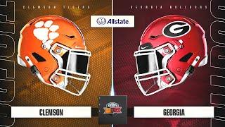 NCAA College Football 25 - Clemson Tigers Vs Georgia Bulldogs Simulation Week 1 PS5 Gameplay