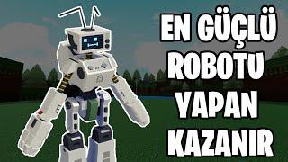 EN GÜÇLÜ ROBOTU YAPAN KAZANIR  Roblox Gemi Yapma Oyunu  Build A Boat