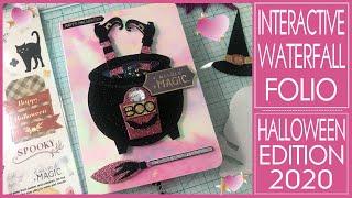 Interactive Waterfall Folio Halloween Edition - Craft Fair Ideas - Mini Album