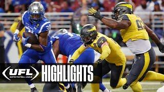 St. Louis Battlehawks vs. San Antonio Brahmas Extended Highlights  United Football League