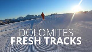 DOLOMITES FRESH TRACKS Passo San Pellegrino