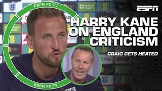 GET OVER IT  - Craig Burley after Harry Kanes comments on England criticism  ESPN FC