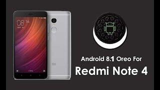 How to Update Android Oreo 8.1 in Redmi Note 4 AOSP Pure Stock Rom