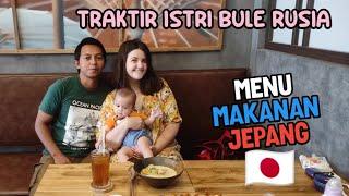 ISTRI BULE RUSIA PENGEN MAKANAN JEPANG  DAPAT REJEKI LANGSUNG MAKAN ENAK