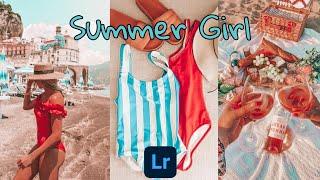 NO PASSWORD  Summer Girl Preset  Lightroom mobile presets free dng  Summer Preset