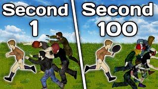 I Survived 100 Seconds In Project Zomboid