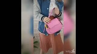 Borsetta Janet in pelle Vari Colori Sottile Moda