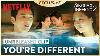 Unreleased Se-jun and So-e race each other in the pool  Single’s Inferno 2 ENG SUB