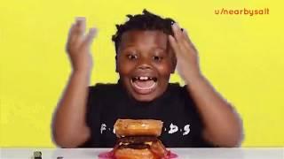 kid laughing at burger meme