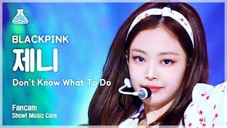 예능연구소 직캠 BLACKPINK - Dont Know What To Do JENNIE 블랙핑크 제니 @Show Music Core 20190406