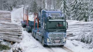 Volvo Trucks - Hauling timber through Finland’s frozen forests - Meet our customer Simpanen Oy