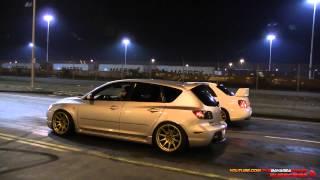 STi vs Mazdaspeed3 #shorts