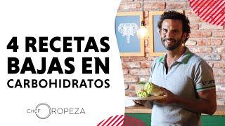 Recetas Bajas en Carbohidratos para comer y cenar saludable  #ChefOropeza