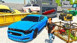 NEW SCRAPYARD UPDATE MAKING PROFIT FS22   Farming Simulator 22