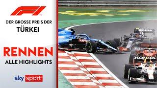 Schwieriger Regen-Krimi in Istanbul  Rennen - Highlights  Preis von Türkei  Formel 1