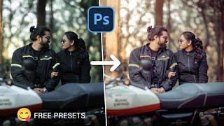 Pre wedding Photo Editing  Moody Pre Wedding Free Presets  Photoshop 2023