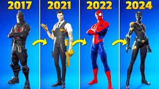 All Tier 100 Battle Pass Skins in Fortnite 2017-2024